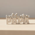 White 3D printed Best Papa Father's Day decor