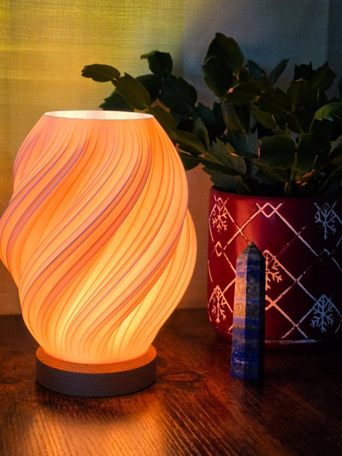 Rounded Spiral Lamp
