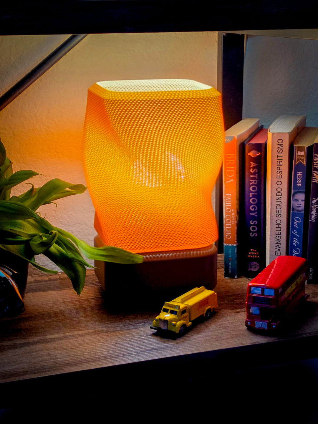 Orange Mesh Lamp