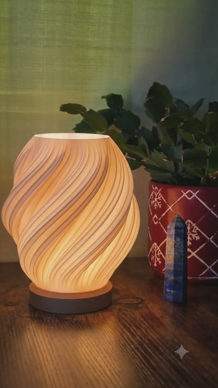 Rounded Spiral Lamp